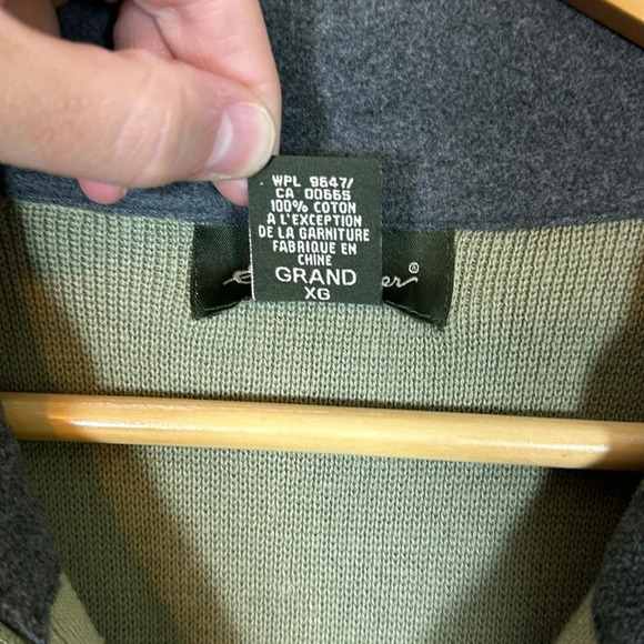 Eddie Bauer 1/4 Zip Long Sleeve Sweater Mens XLT - Picture 5 of 7